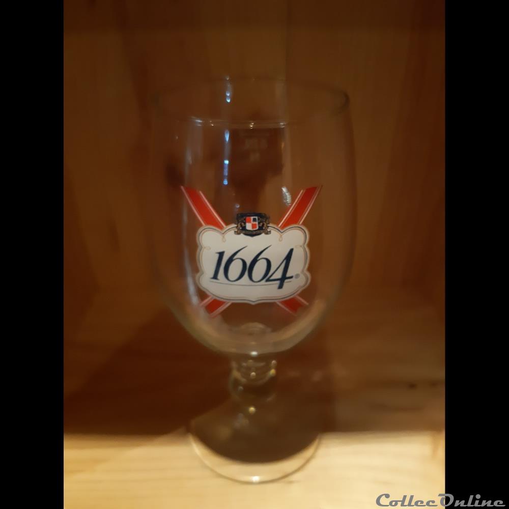 1664 - 01 bistrot alimentation verre biere 1664 01
