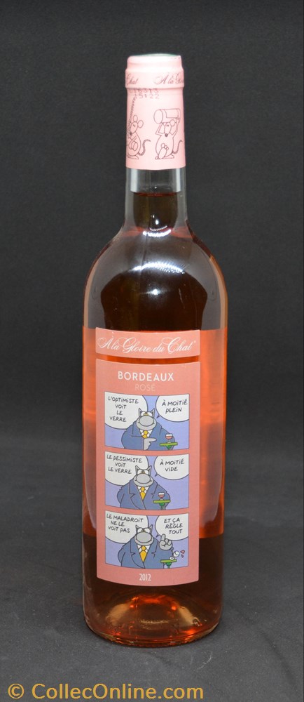 bistrot alimentation bouteille vin a la gloire du chat rose 2012