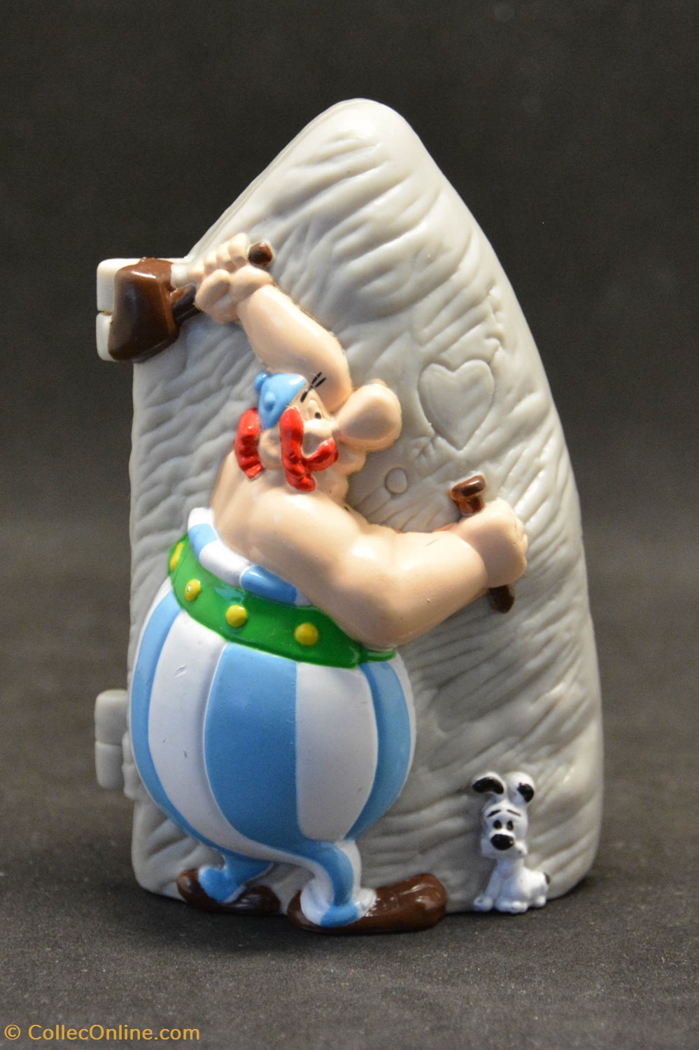 Quick - 1999 - Obélix et son menhir figurines quick 1999 obelix et son menhir
