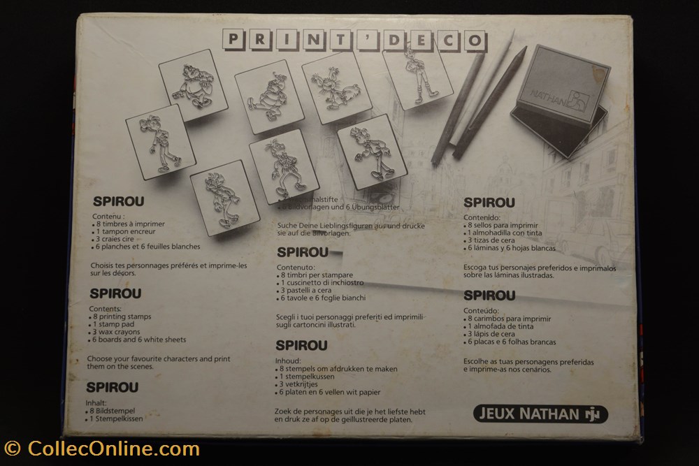 jeux jouet prin deco spirou