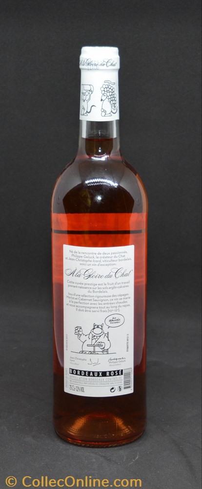 bistrot alimentation bouteille vin a la gloire du chat rose 2011