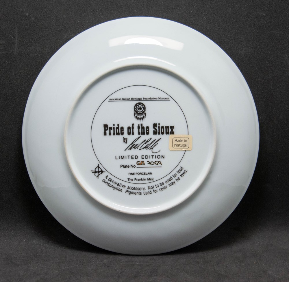 art la table argenterie assiettes plats pride of the sioux