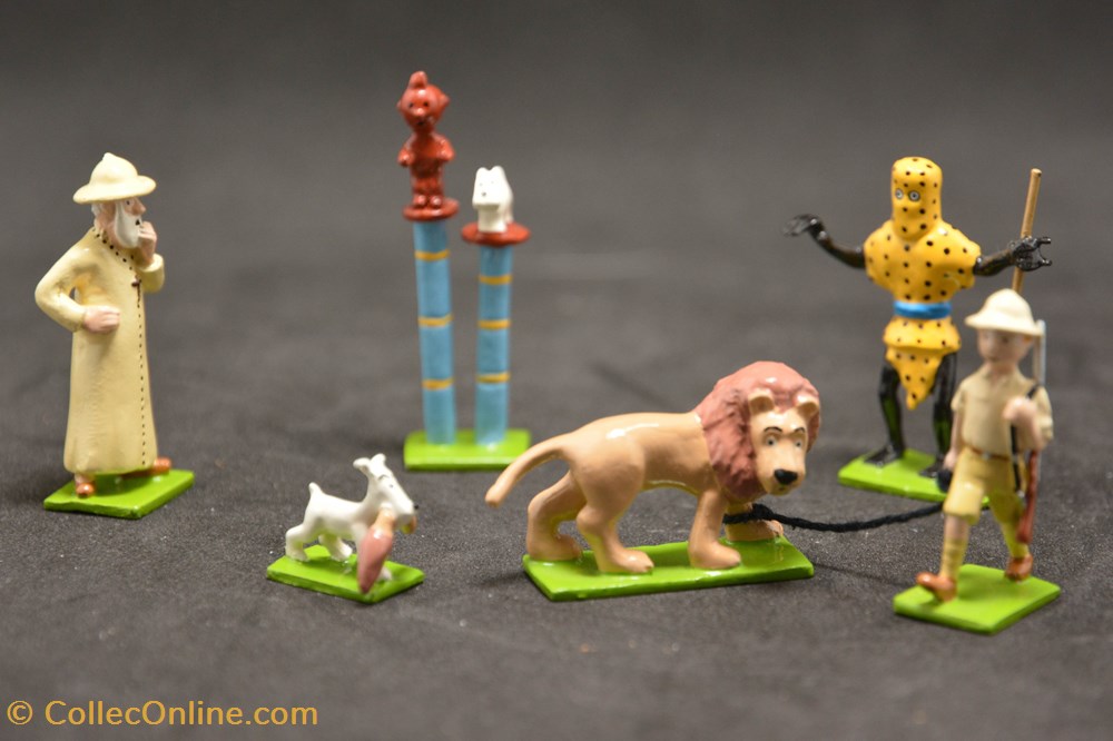 Moulinsart-Pixi - 2009 - Tintin au Congo figurines moulinsart pixi 2009 tintin au congo
