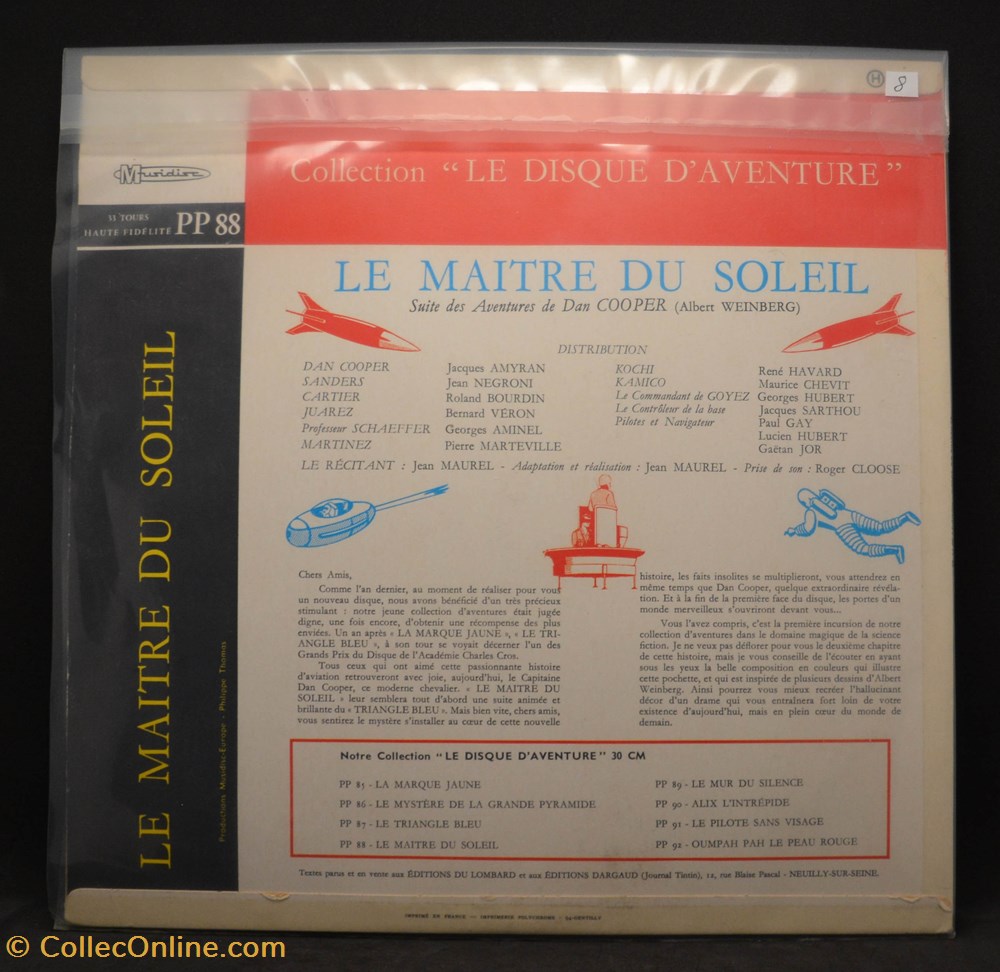 Vinyl - 33 tours - Le maître du soleil divers film dvd blu ray vinyl 33 tours le maitre du soleil