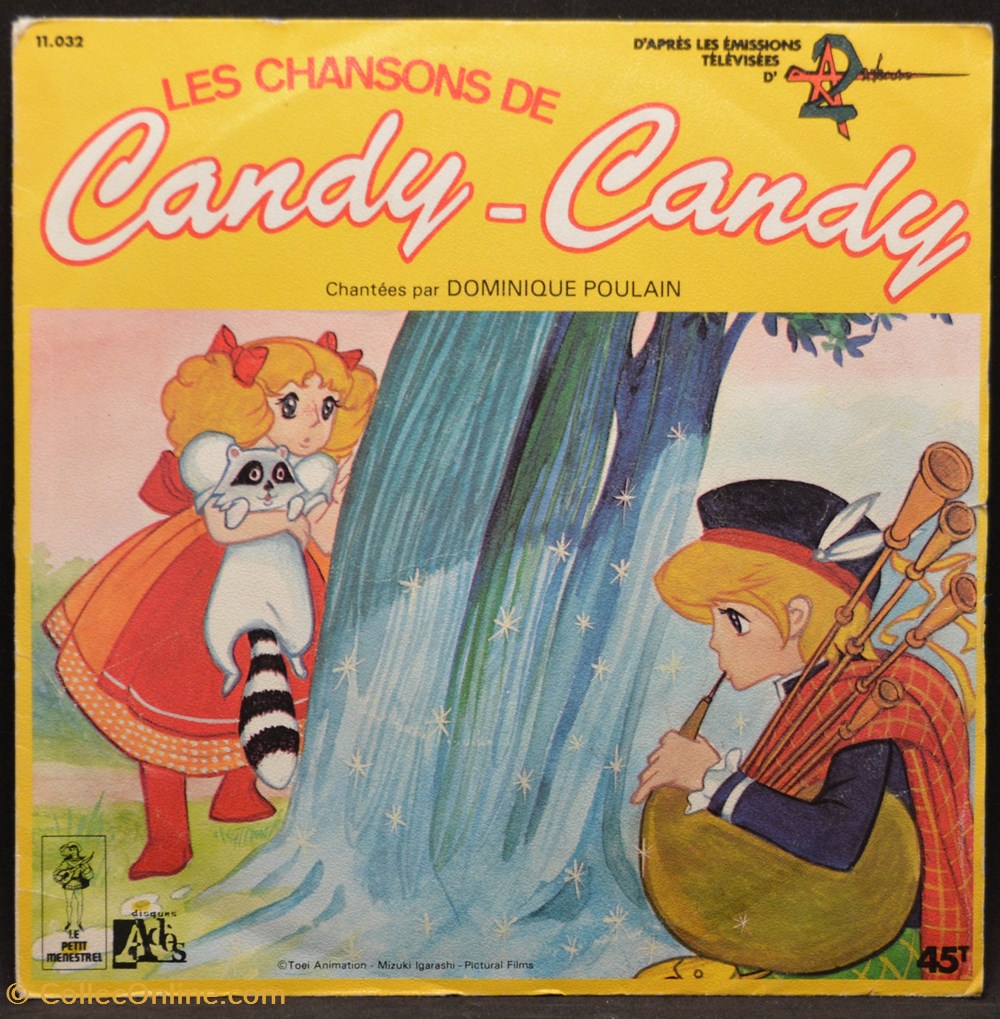 Vinyl - 45 tours - Les chansons de Candy-Candy musique instruments disques vinyles vinyl 45 tours les chansons de candy candy