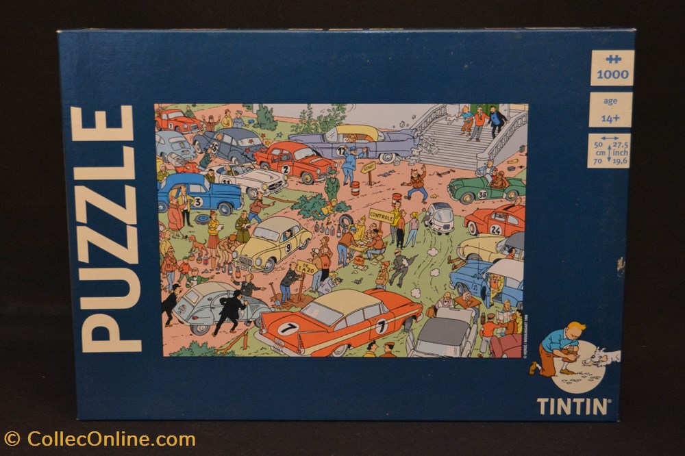 Moulinsart - 1998 - 1000 pièces - Rallye à Moulinsart jeux jouet puzzle moulinsart 1998 1000 pieces rallye a moulinsart