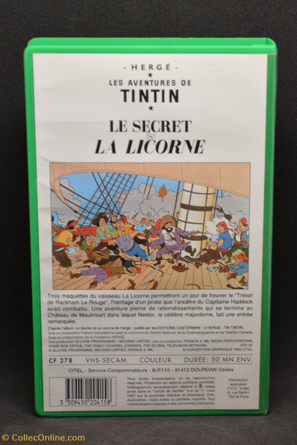 divers film dvd blu ray vhs citel 1991 09 le secret de la licorne