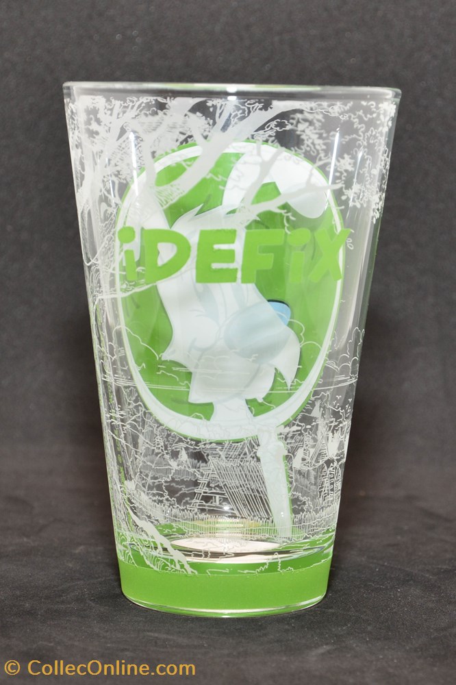 Verre - Parc Astérix - 2015 - Idéfix 2 art la table argenterie service the cafe tasses mugs verre parc asterix 2015 idefix