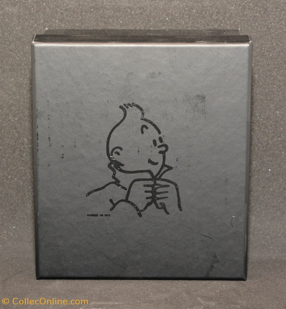 figurine buste porcelaine moulinsart 2013 12 5 cm tintin pense mat