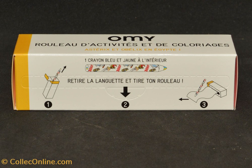Mc Donald's - 2021 - Happy Meal - Rouleau d'activités et de coloriages OMY - Jaune figurines mc donald s 2021 happy meal rouleau activites et de coloriages omy jaune