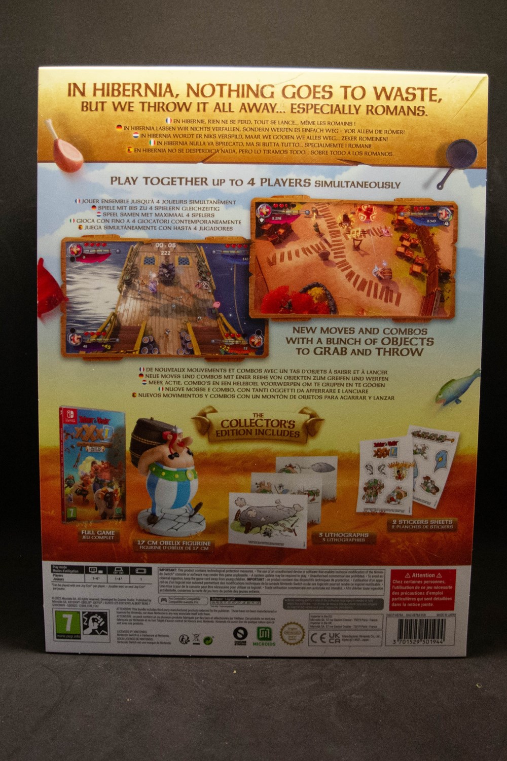 Jeux Nintendo Switch - 2022 - Astérix & Obélix - XXXL - Collector édition de societe jouets jeux nintendo switch 2022 asterix obelix xxxl collector edition