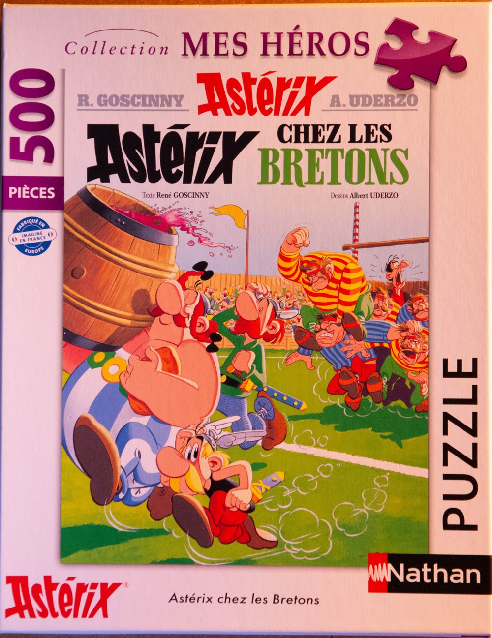 Nathan - 2013 - 500 Pièces - Astérix chez les bretons jeux de societe jouets casse tete puzzle nathan 2013 500 pieces asterix chez les bretons