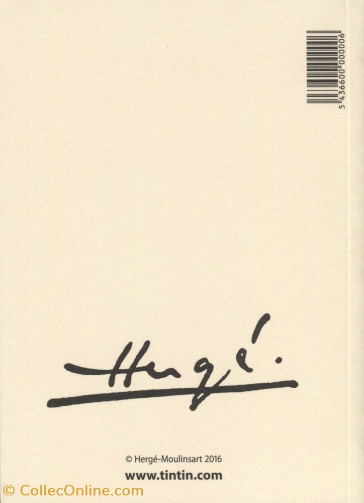 Carnet - 2016 - 10,5x14,5 - Tintin court vieux papier autre carnet 2016 10 5x14 5 tintin court