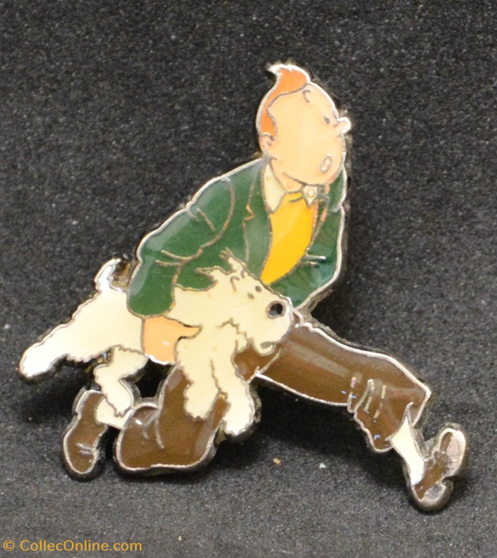 Corner - 077 - Tintin cours divers pin badges corner 077 tintin cours