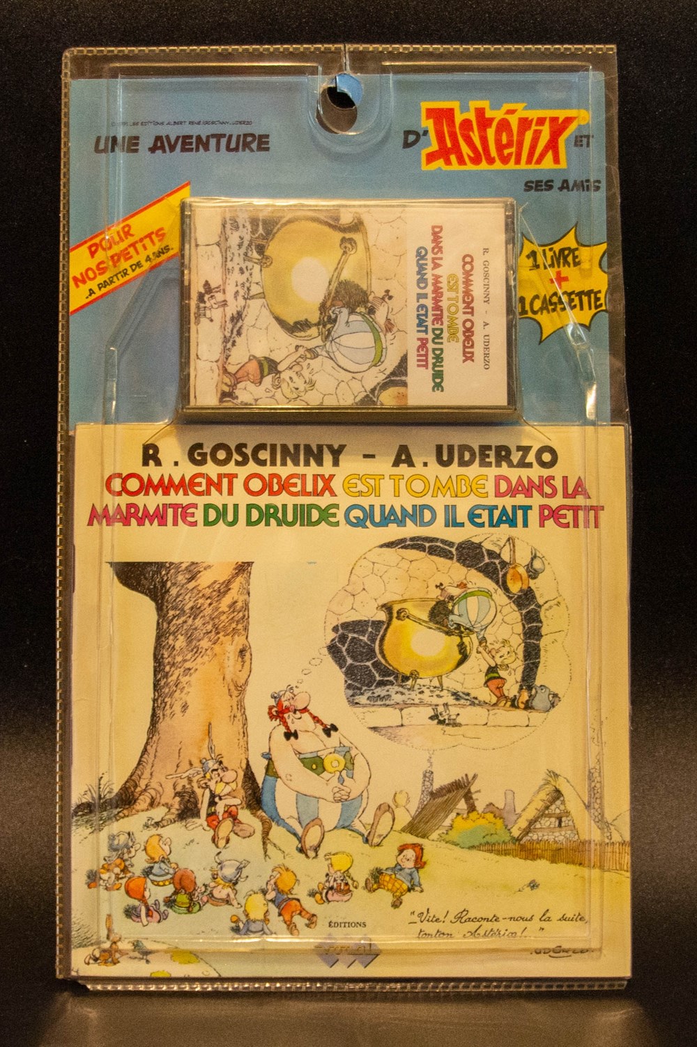 K7 - Livre+K7 - Comment Obélix est tombé dans la marmite du druide divers film dvd blu ray k7 livre k7 comment obelix est tombe dans la marmite du druide