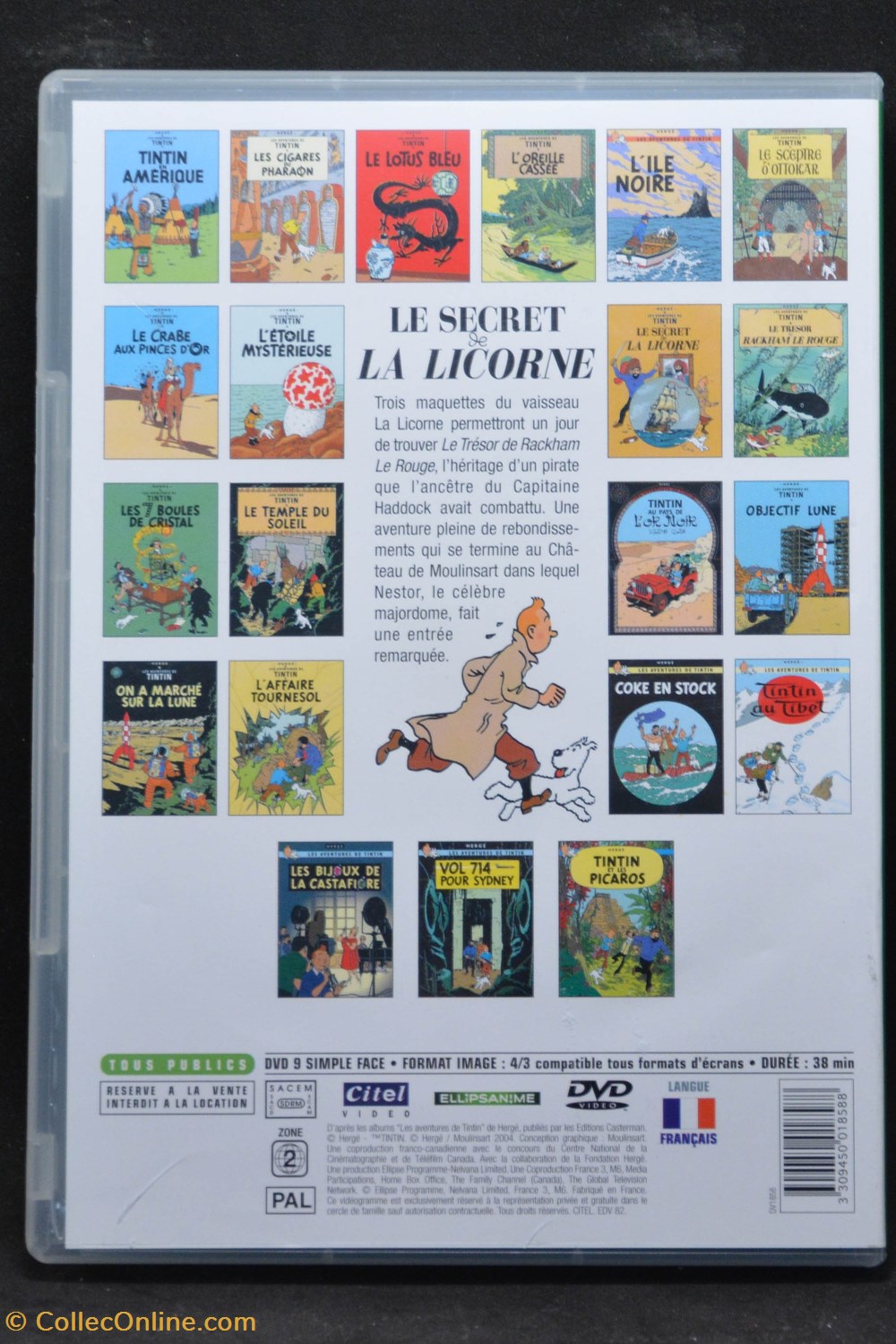 divers film blu ray dvd 2004 citel le secret de la licorne
