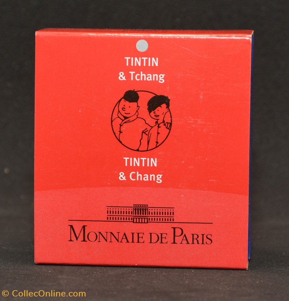 monnaie france 2007 1 5 tintin et tchang