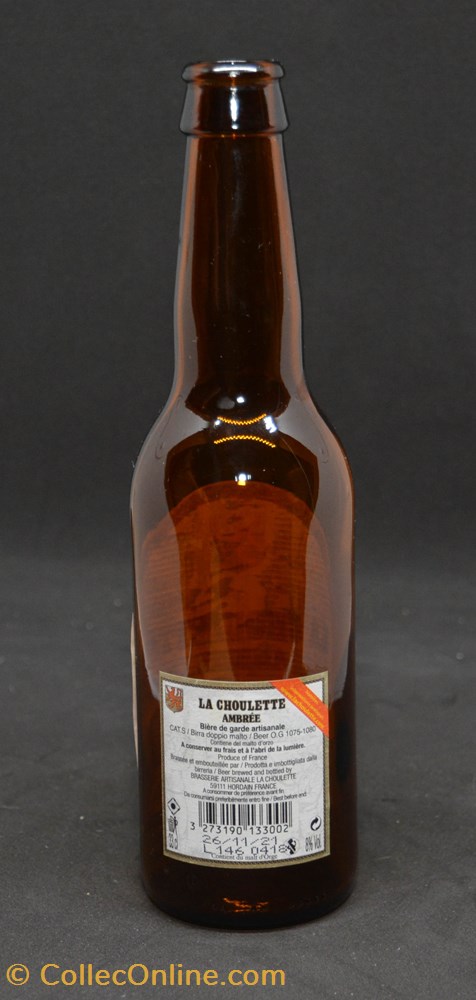 art de table argenterie bistrot alimentation bouteille la choulette ambree fr 8 33cl