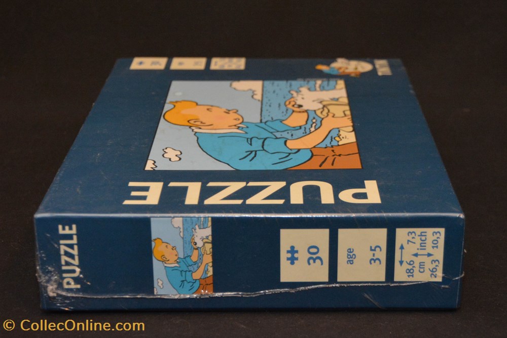 Moulinsart - 1998 - 30 pièces - Tintin et Milou 4 jeux jouet puzzle moulinsart 1998 30 pieces tintin et milou