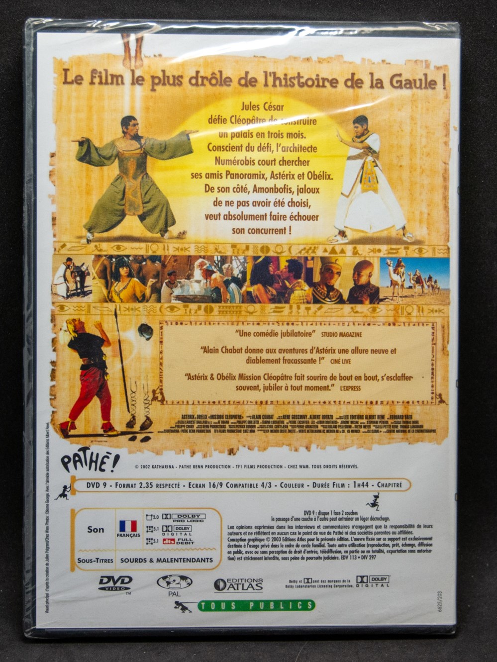 DVD - Atlas - Mission Cléopâtre divers film blu ray dvd atlas mission cleopatre