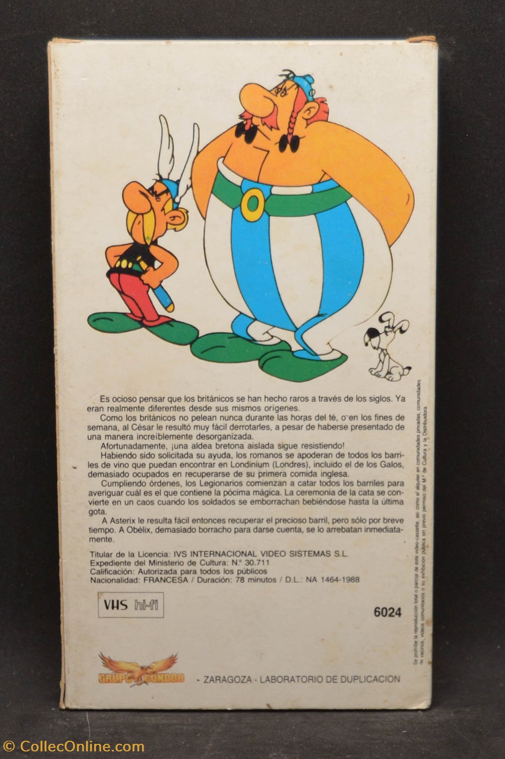 VHS - Grupo Condor - Espagne - Asterix en Bretana divers film dvd blu ray vhs grupo condor espagne asterix en bretana