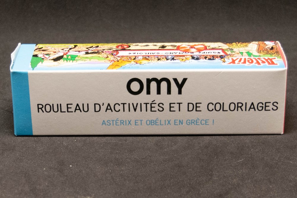 Mc Donald's - 2021 - Happy Meal - Rouleau d'activités et de coloriages OMY - Bleu figurines mc donald s 2021 happy meal rouleau activites et de coloriages omy bleu