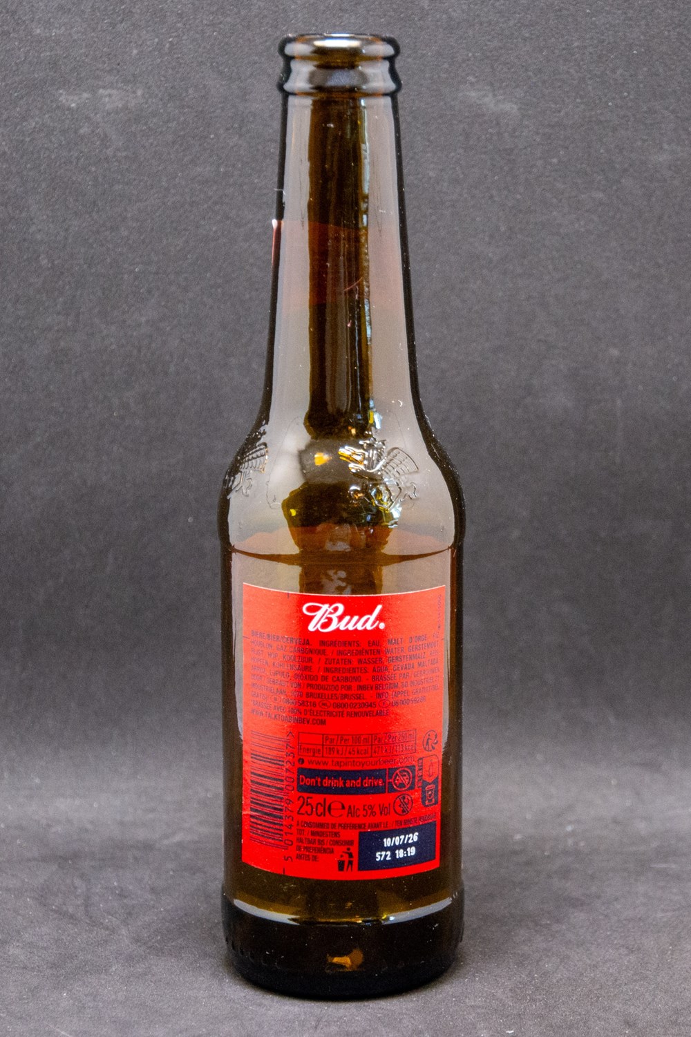Bud - Blonde - US - 5% - 25cl art la table argenterie bistrot alimentation bouteilles bud blonde us 5 25cl