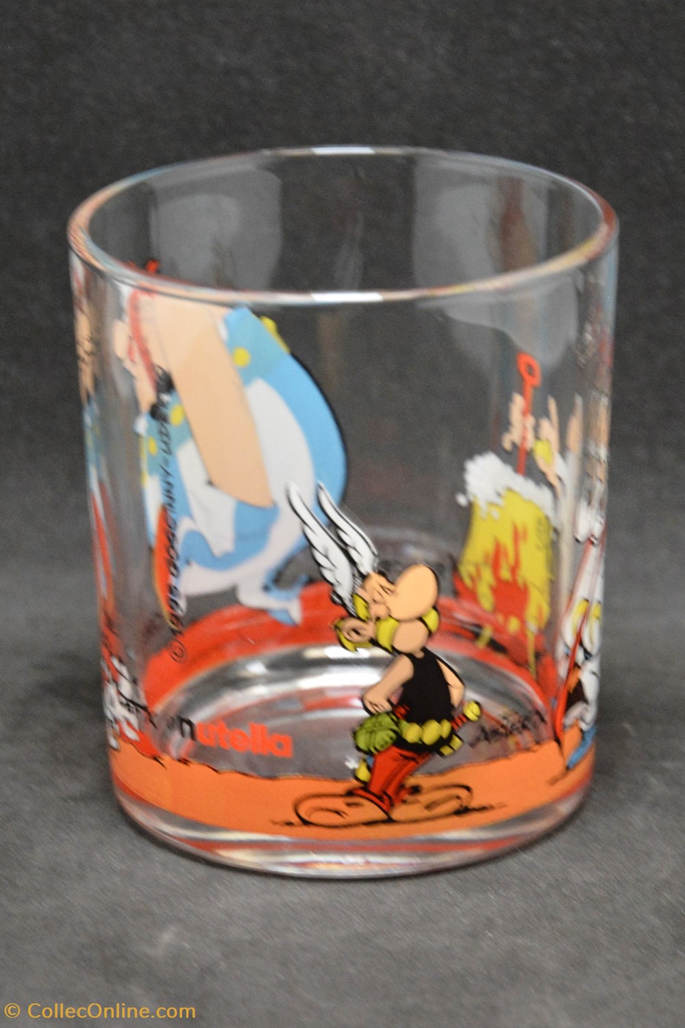 art de table argenterie verres 1996 nutella obelix asterix et panoramix