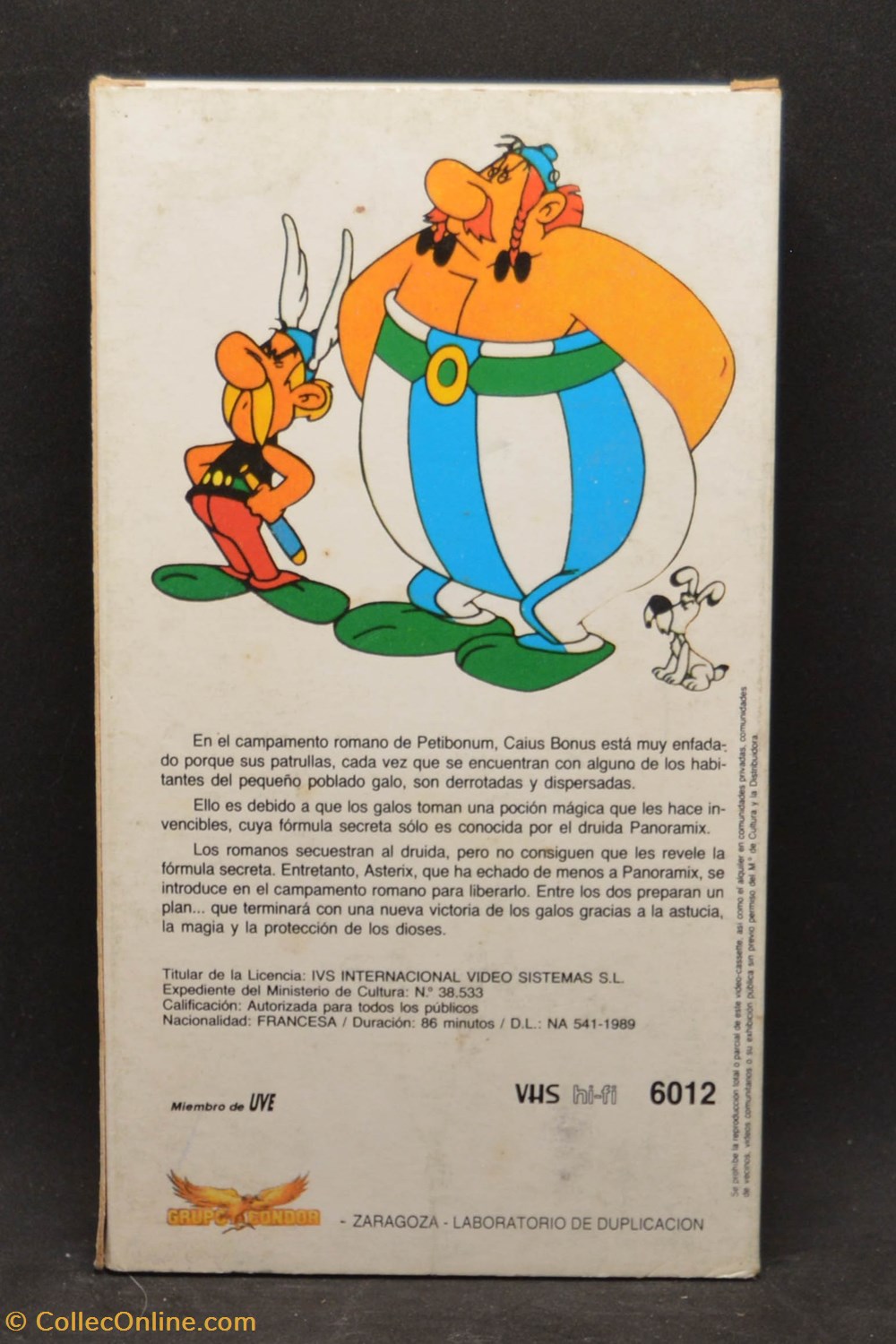 VHS - Grupo Condor - Espagne - Asterix el gladiator divers film dvd blu ray vhs grupo condor espagne asterix el gladiator