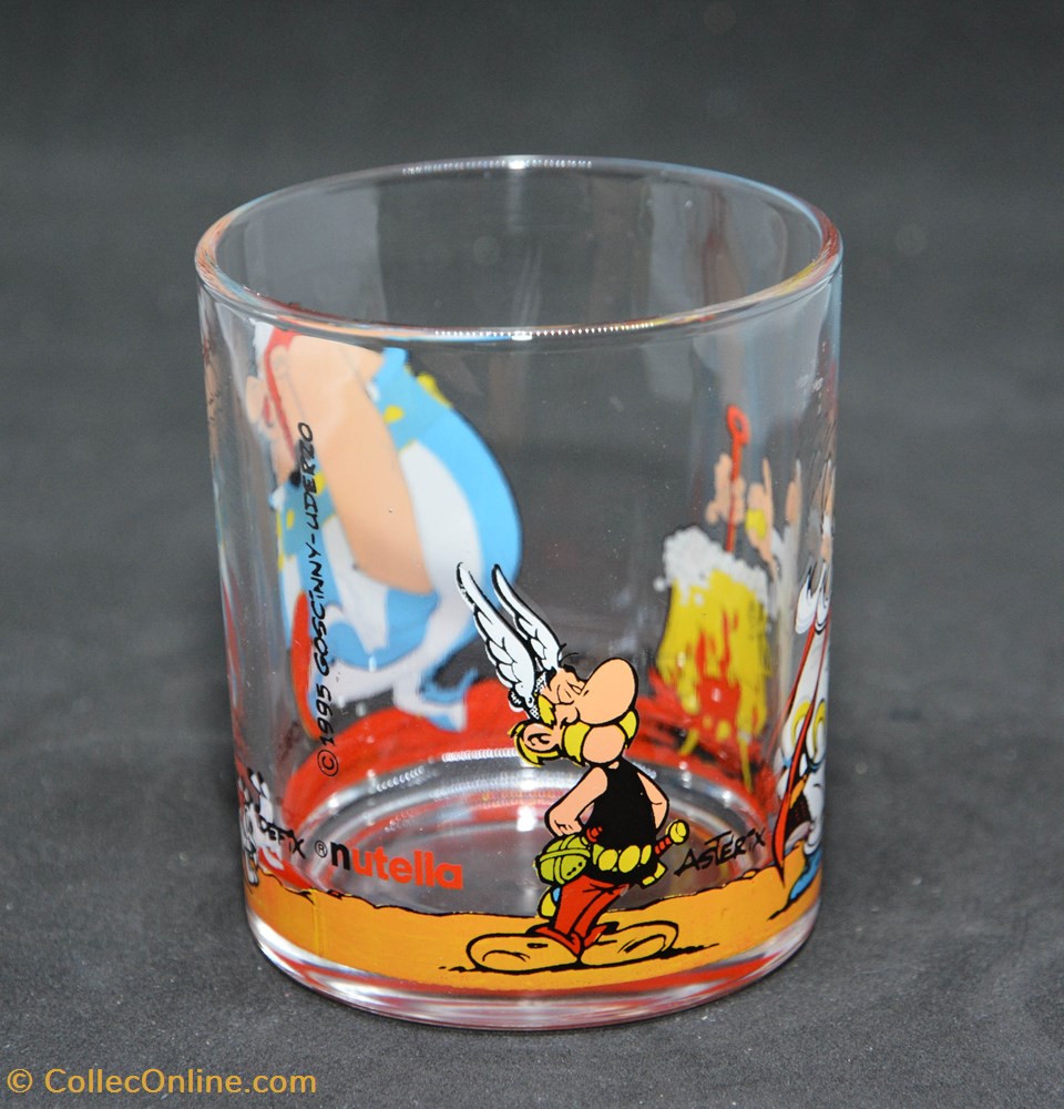 art de table argenterie verre 1995 nutella asterix obelix et panoramix