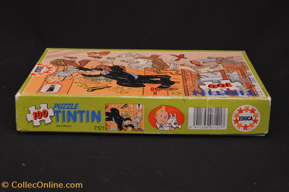 Educa - 1992 - 100 pièces - L'affaire Tournesol 5 jeux jouet puzzle educa 1992 100 pieces affaire tournesol