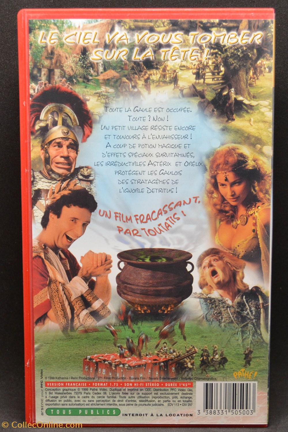 VHS - Pathé - 1999 - Astérix et Obélix contre César divers film dvd blu ray vhs pathe 1999 asterix et obelix contre cesar