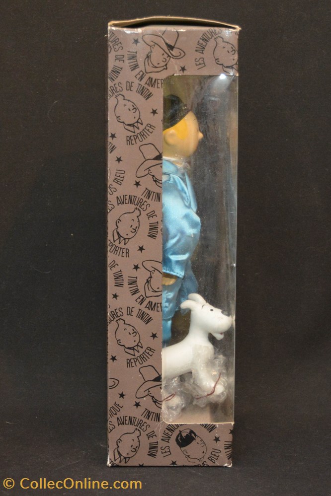 jeux jouet poupee porcelaine 1994 le lotus bleu tintin et milou