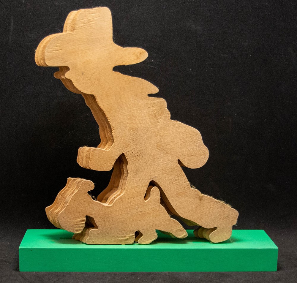 Silhouette - 1990 - Tintin en Amérique 2 divers decorations magnets autocollants silhouette 1990 tintin en amerique