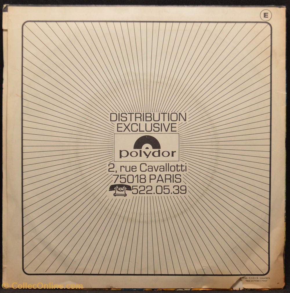 musique instruments disques vinyles vinyl 45 tours la flute a six schtroumpfs