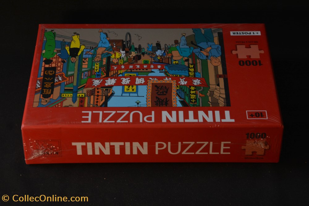 jeux jouet puzzle moulinsart 1000 pieces rue de shanghai