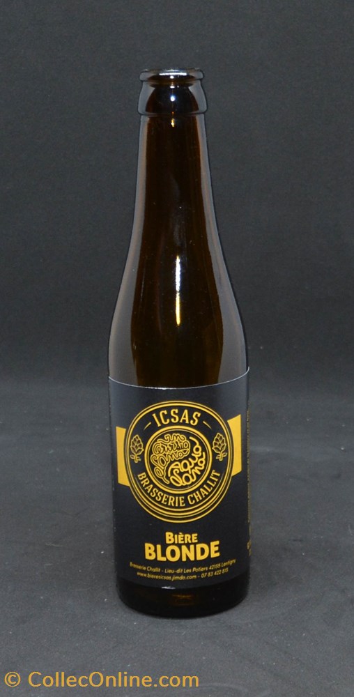 ICSAS - Blonde - FR - 6% - 33cl art la table argenterie bistrot alimentation bouteille icsas blonde fr 6 33cl
