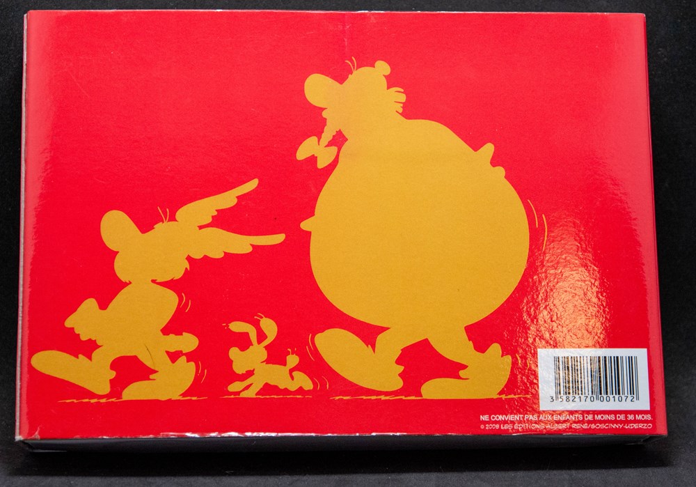 2009 - Série "Les 50 ans d'Astérix" * Coffret 2 divers feves 2009 serie les 50 ans asterix coffret