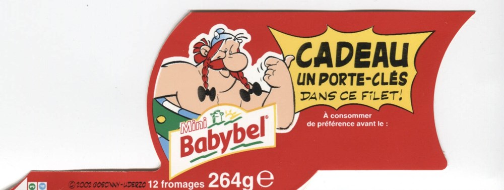 Mini-Babybel - Porte clé - Obélix documents anciens publicites mini babybel porte cle obelix