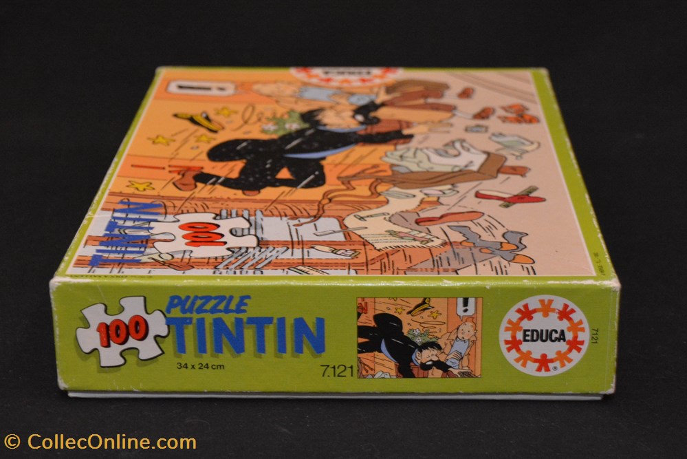 Educa - 1992 - 100 pièces - L'affaire Tournesol 4 jeux jouet puzzle educa 1992 100 pieces affaire tournesol