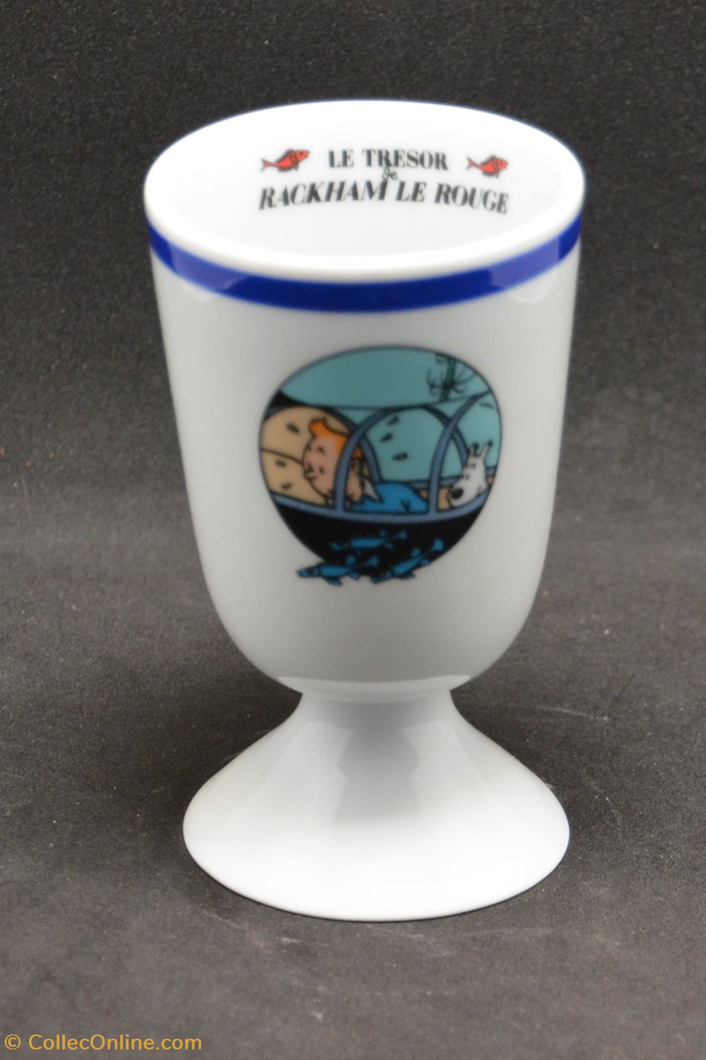 Mazagran - Moulinsart - 1996 - Série "Le trésor de Rackam Le Rouge" la table argenterie service the cafe tasses mugs mazagran moulinsart 1996 serie le tresor de rackam le rouge