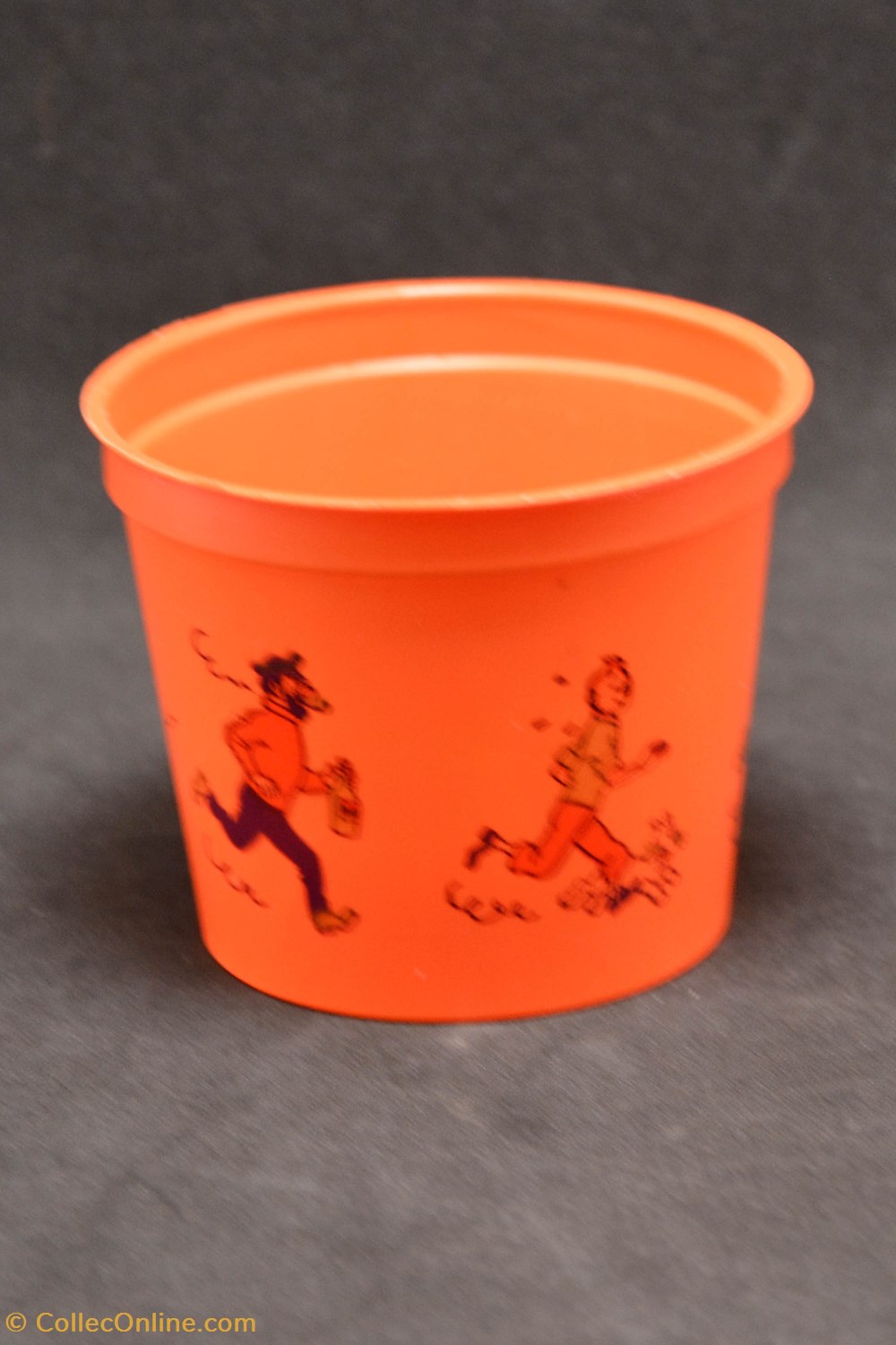 Pot à glace - OLA - 1969 - Version orange + cuillère divers pot a glace ola 1969 version orange cuillere