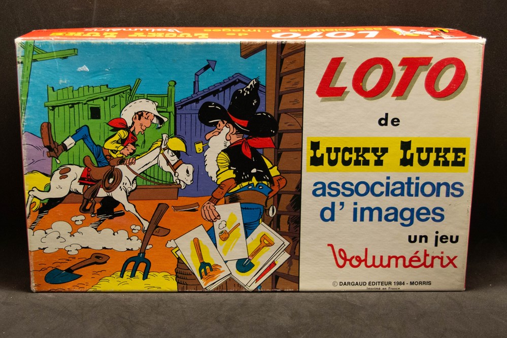 jeux de societe jouets lucky luke volumetrix 1984 loto