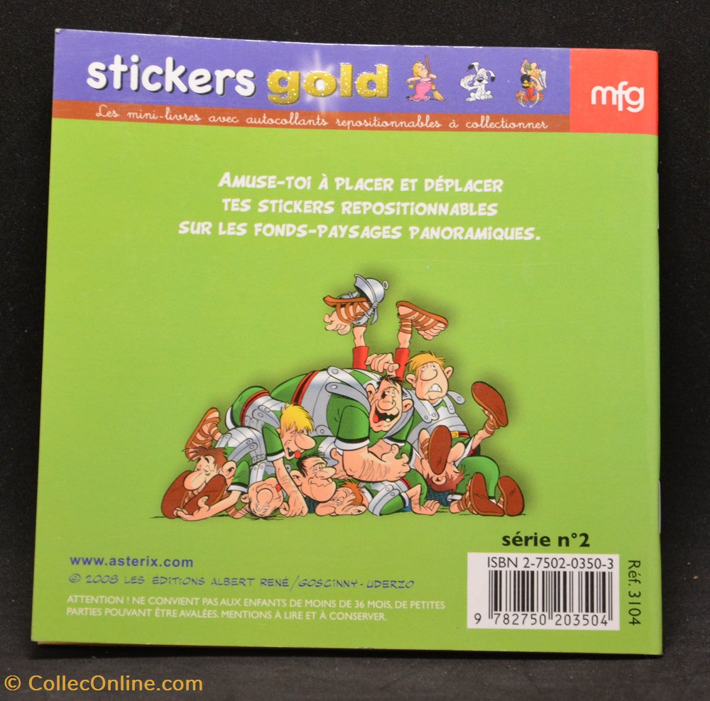 Sticker Gold - MFG - 2008 - n°2 divers sticker gold mfg 2008 n 2
