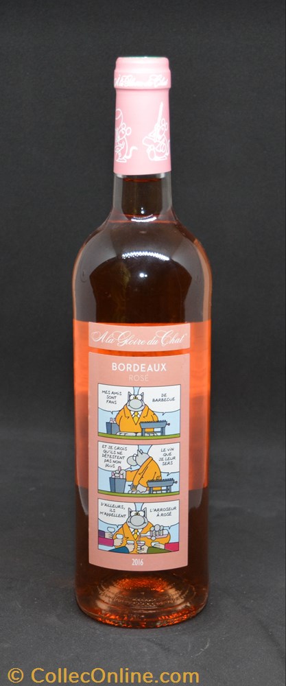 bistrot alimentation bouteille vin a la gloire du chat rose 2016