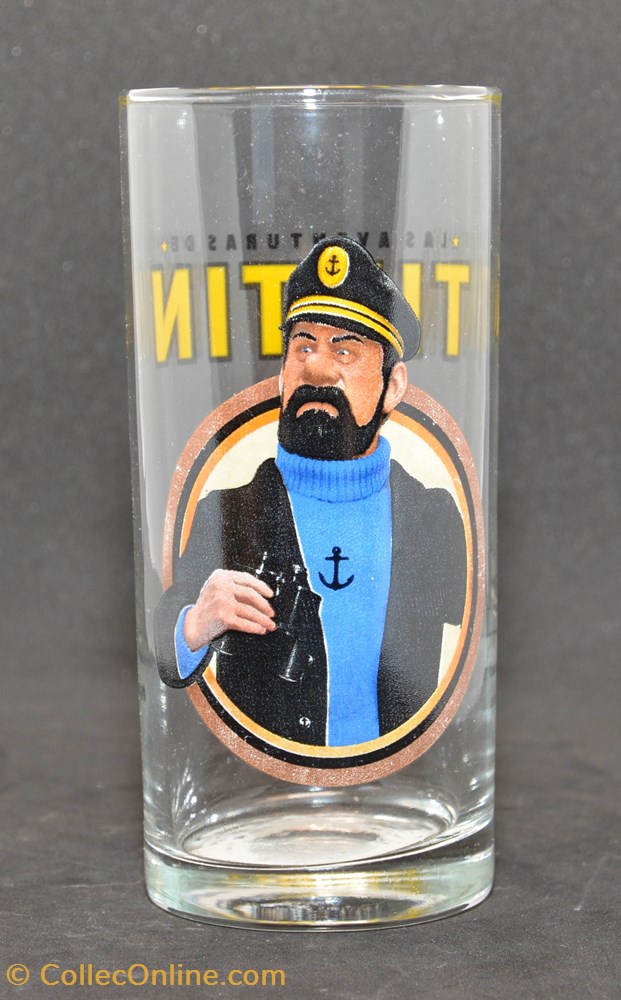 Las aventuras de Tintin - 2011 - Capitaine Haddock art table argenterie verre las aventuras de tintin 2011 capitaine haddock