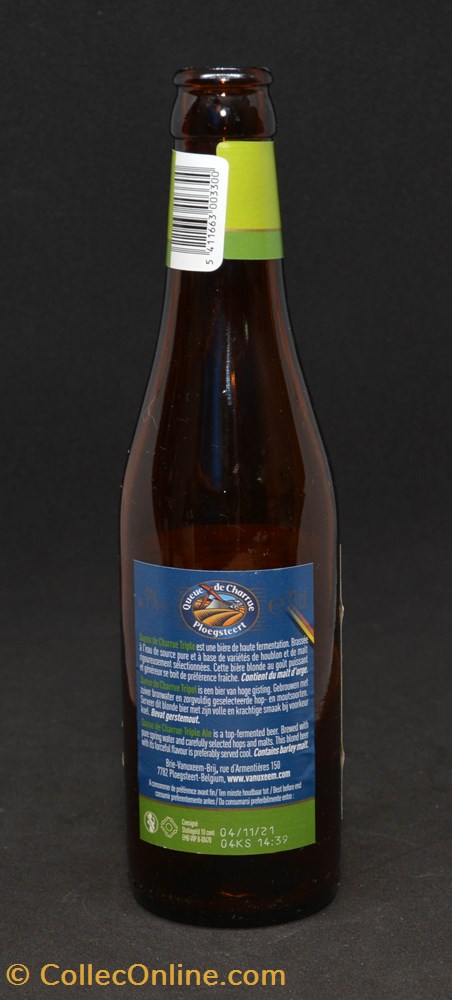 Queue de charrue - Triple - BE - 9% - 33cl art la table argenterie bistrot alimentation bouteille queue de charrue triple be 9 33cl