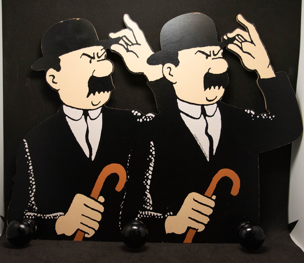 divers decorations magnets autocollants porte manteaux 1993 les dupondt