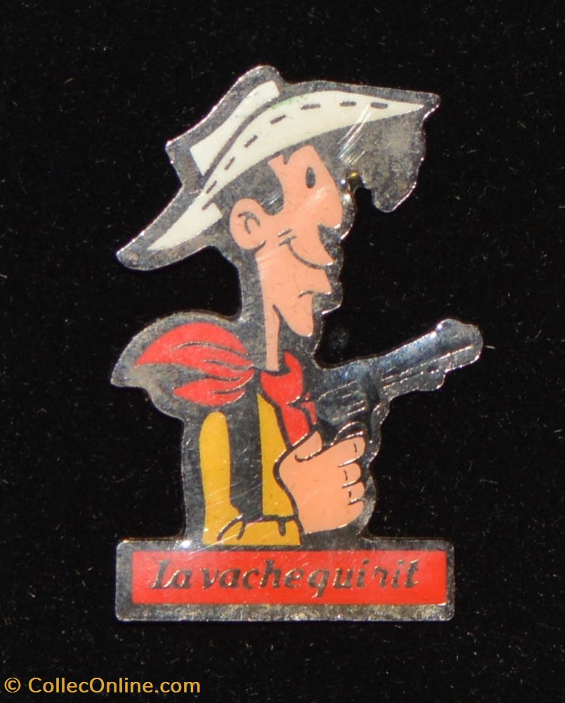 diver pin lucky luke la vache qui rit