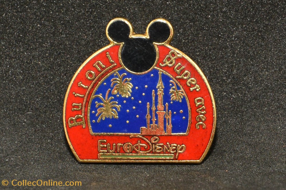 divers pin badges eurodisney buitoni